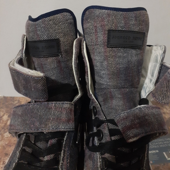 Andriod Homme Men's Size 11 Designer Sneaker Hightop Canvas - Picture 2 of 9